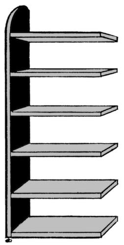 Büro-Selbstbauregal, Breite 820 mm, 6 Böden Technische Zeichnung 1 L