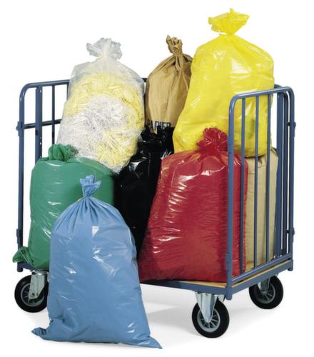 Kunststoffabfallsäcke mit 70 Liter Inhalt, 70 l, gelb Milieu 1 L