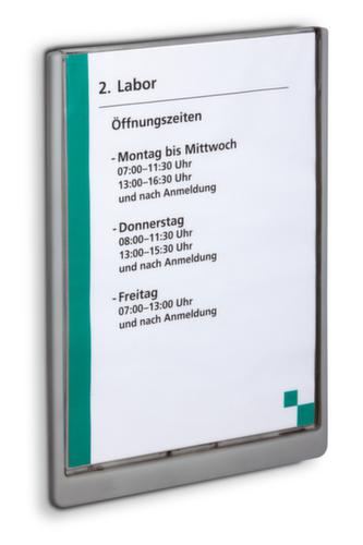 Durable Türschild Click Sign mit farbigem Rahmen, Hochformat 297 Standard 1 L