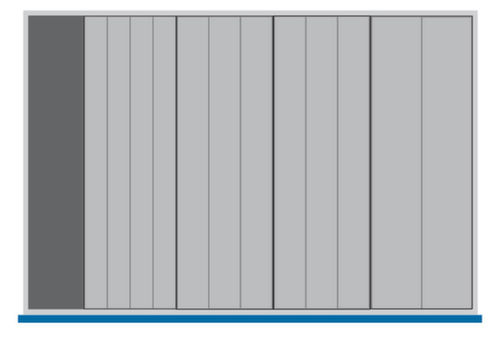 bott Kompaktmulden cubio für Schubladenschrank Milieu 1 L