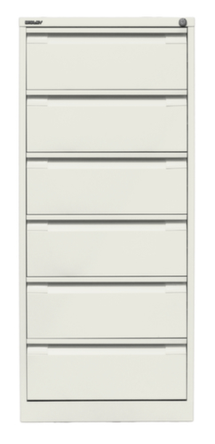 Bisley Karteikartenschrank B97, zweibahnig, weiß/weiß Standard 2 L