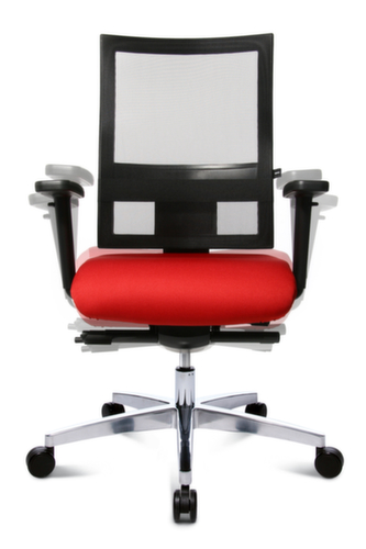 Topstar Drehstuhl Sitness 60 mit Body-Balance-Tec-Gelenk, Netzrückenlehne, rot Standard 6 L