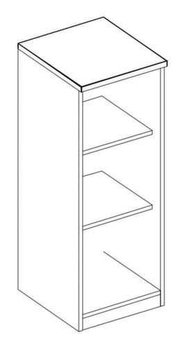 Nowy Styl Büroregal E10, Breite 400 mm, 3 OH Technische Zeichnung 1 L