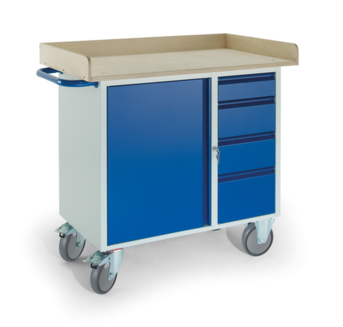 Rollcart Tisch- und Schrankwagen mit Schrank und Schubladen Standard 1 L