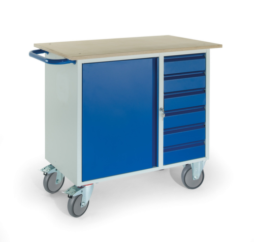 Rollcart Tisch- und Schrankwagen mit Schrank und Schubladen Standard 1 L