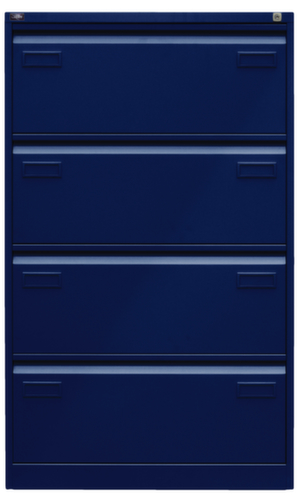 Bisley Hängeregistraturschrank Light, 4 Auszüge, oxfordblau/oxfordblau Standard 2 L