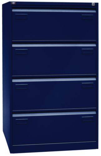 Bisley Hängeregistraturschrank Light, 4 Auszüge, oxfordblau/oxfordblau Standard 3 L