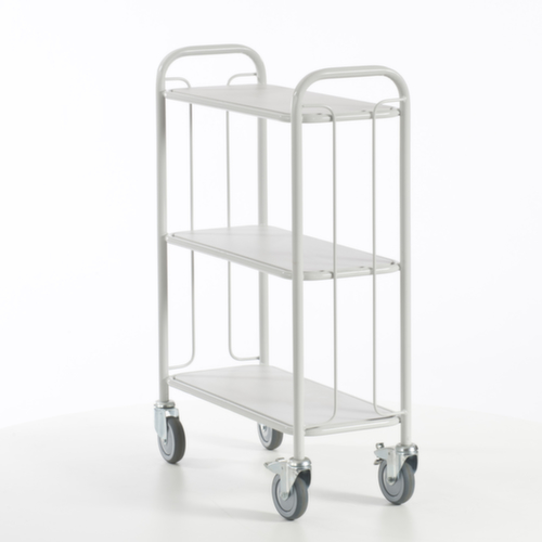 Rollcart Bürowagen, Traglast 150 kg, 3 Etagen Standard 10 L