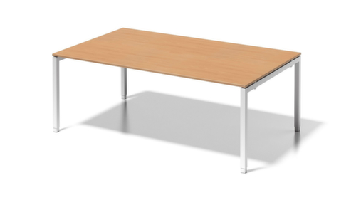 Bisley Höhenverstellbarer Konferenz- und Chefschreibtisch Cito, Breite x Tiefe 2000 x 1200 mm, Platte Buche Standard 1 L