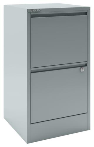 Bisley Hängeregistraturschrank Home Filer, 2 Auszüge, silber/silber Standard 2 L