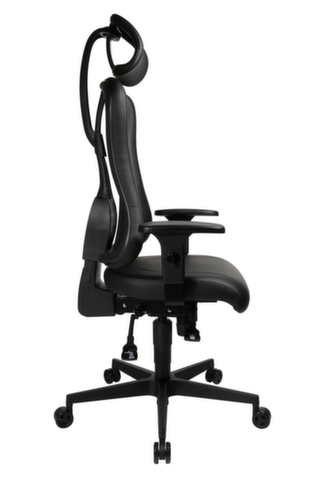 Topstar Bürodrehstuhl Sitness Racer RS mit AL "P4" + KS mit Kopfstütze, schwarz Standard 2 L