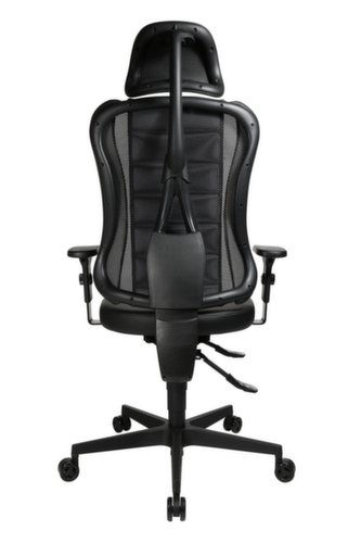 Topstar Bürodrehstuhl Sitness Racer RS mit AL "P4" + KS mit Kopfstütze, schwarz Standard 4 L