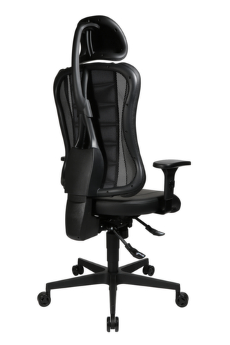 Topstar Bürodrehstuhl Sitness Racer RS mit AL "P4" + KS mit Kopfstütze, schwarz Standard 8 L