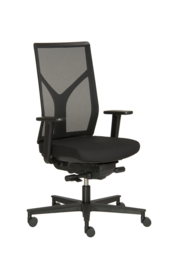 ROVO-CHAIR Bürodrehstuhl R16, Netzrückenlehne, schwarz Standard 1 L