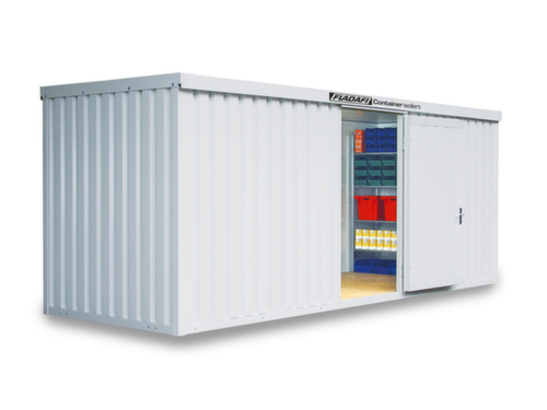 Säbu Isolierter Materialcontainer FLADAFI® IC 1600 mit Fußboden fertig montiert Standard 1 L