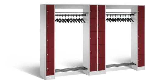 C+P Schließfach-Garderobe Classic mit 20 Fächern, Breite 2840 mm