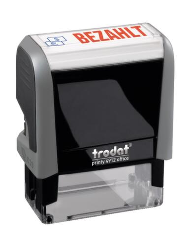 WEDO Textstempel TRODAT Office Printy 4.0, "BEZAHLT" + Geldscheine €/$