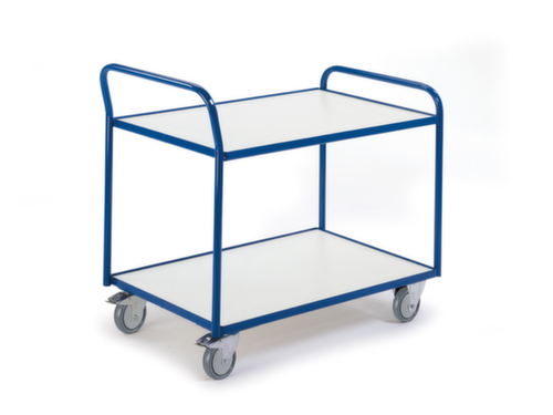 Rollcart Tischwagen mit Randleisten 990x590 mm, Traglast 250 kg, 2 Etagen Standard 2 L