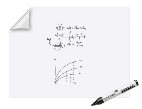 Legamaster Whiteboard-Folie Magic-Chart, Höhe x Breite 900 x 1200 mm Milieu 1 L