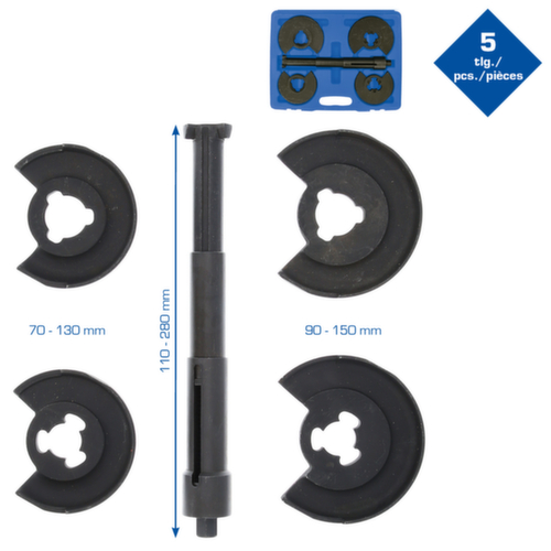 Brilliant Tools Teleskop-Innenfederspanner-Satz Standard 2 L