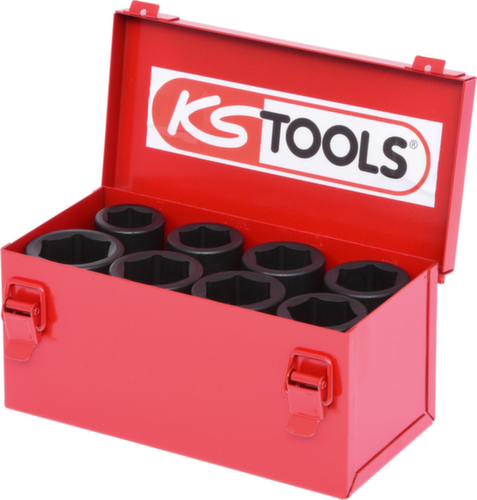 KS Tools 3/4" Sechskant-Kraft-Stecknuss-Satz Standard 6 L