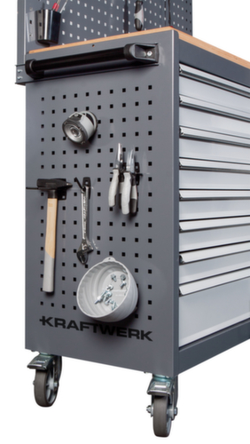 KRAFTWERK® Werkstattwagen BT700 60/40 7 Schubladen Detail 2 L