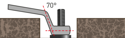 KRAFTWERK® Doppelringschl. voll poliert 46 x 50 mm Technische Zeichnung 1 L