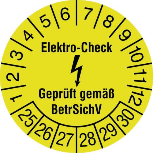 Runde Prüfplakette ohne Jahresfarbe Standard 1 L