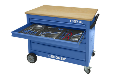 GEDORE 1507 XL 40200 Rollwerkbank mit 6 Schubladen Standard 4 L