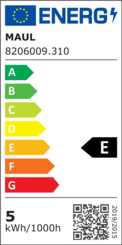 MAUL Dimmbare LED-Tischleuchte MAULsolaris, Licht neutralweiß, silber Technische Zeichnung 1 L