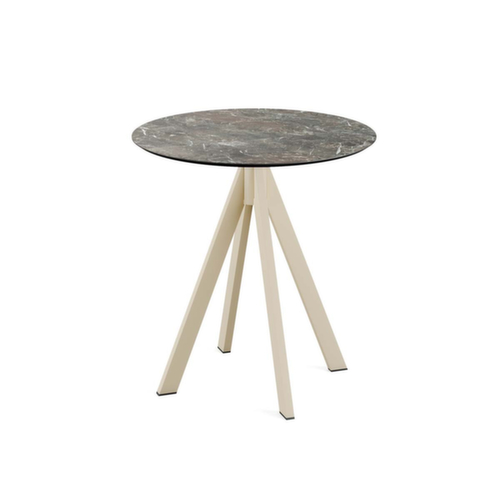 VEBA Bistrotisch Essentials Infinity, Ø 700 mm, Platte Galaxy Marble Standard 1 L