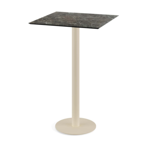 VEBA Stehtisch Essentials Urban, Breite x Tiefe 700 x 700 mm, Platte Galaxy Marble Standard 1 L