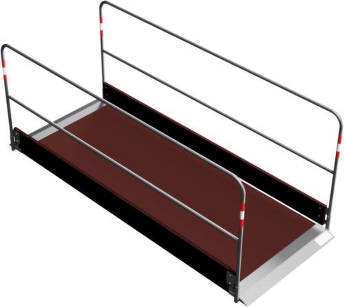 Schake Grabenbrücke mit Trittfläche aus Holz, Länge x Breite 2700 x 1000 mm Standard 2 L