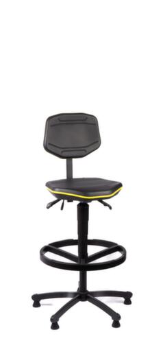 meychair Arbeitsdrehstuhl PRO+ W30 mit Keder, Sitz PU-Schaum schwarz, mit Gleitern Standard 1 L