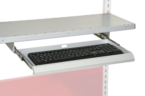 Rocholz Ablageboden System Flex mit Tastaturauszug, Breite x Tiefe 1000 x 300 mm Standard 1 L