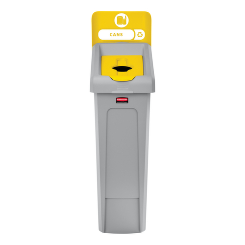 Rubbermaid Deckel Slim Jim® für Recycling-Station, gelb Standard 2 L