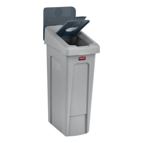 Rubbermaid Deckel Slim Jim® für Recycling-Station, grau Standard 4 L