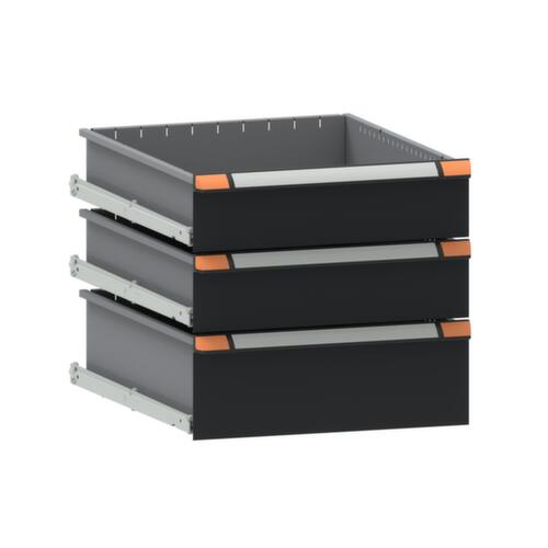 Thurmetall Schubladen-Unterbau EcoBlox für Werkbank, 3 Schublade(n) Standard 1 L