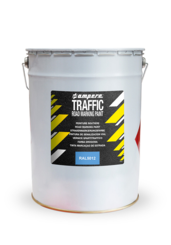 a.m.p.e.r.e. Straßenmarkierfarbe TRAFFIC Road Marking Paint, blau Standard 1 L