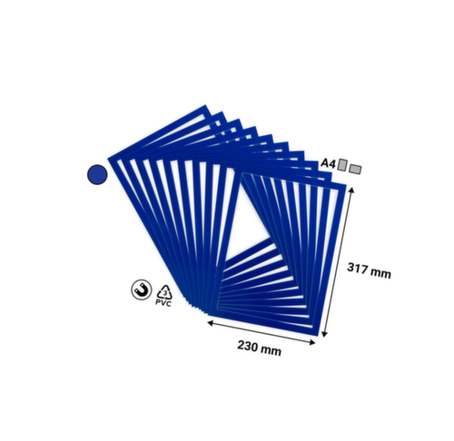 tarifold Magnetrahmen Magneto Pro Solo, DIN A4, Rückseite magnetisch