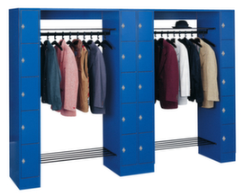 C+P Schließfach-Garderobe Classic mit 20 Fächern, Breite 2840 mm