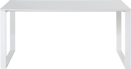 Schreibtisch GW-MONTERIA mit Sicherheitsglas-Auflage
