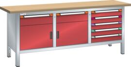 Thurmetall Werkbank, 7 Schubladen, 2 Schränke