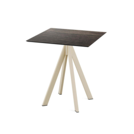 VEBA Bistrotisch Essentials Infinity, Breite x Tiefe 700 x 700 mm, Platte Riverwashed Wood