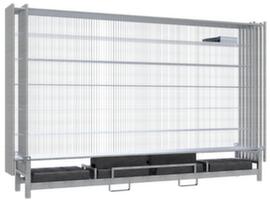 Schake Schrankenzaun-Set Light mit 10 Zaunelementen, Höhe x Breite 2000 x 3500 mm