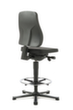 bimos Arbeitsdrehstuhl All-In-One Trend 3, Sitz PU-Schaum schwarz, mit Gleitern Standard 3 S