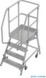 Krause Fahrbare Podesttreppe STABILO® Professional Milieu 2 S