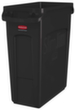 Rubbermaid Wertstoffsammler Slim Jim® mit Lüftungskanälen, 60 l, braun