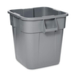 Rubbermaid Eckiger Wertstoffcontainer, 106 l, grau Standard 2 S