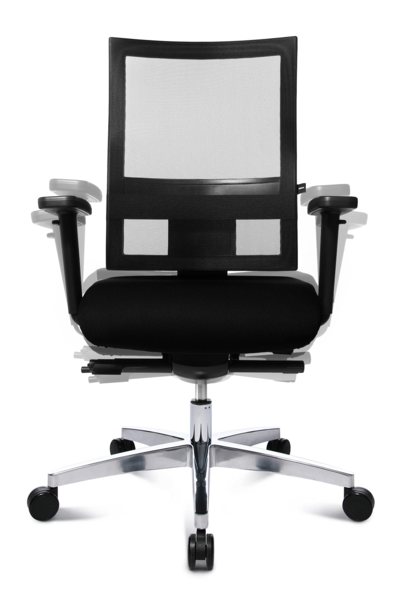 Topstar Drehstuhl Sitness 60 mit Body-Balance-Tec-Gelenk, Netzrückenlehne, schwarz Standard 2 ZOOM